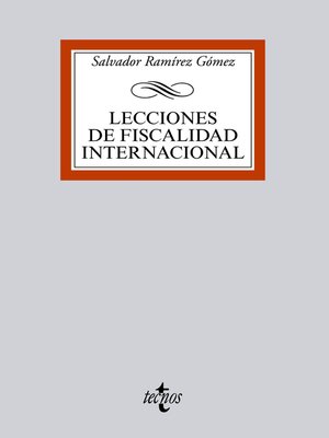 cover image of Lecciones de fiscalidad internacional